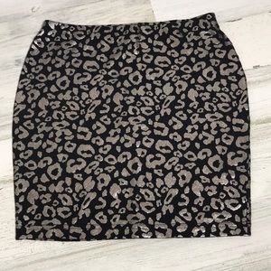 Forever 21 cheetah mini skirt